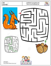 anaokulları için Labirent Bulmaca